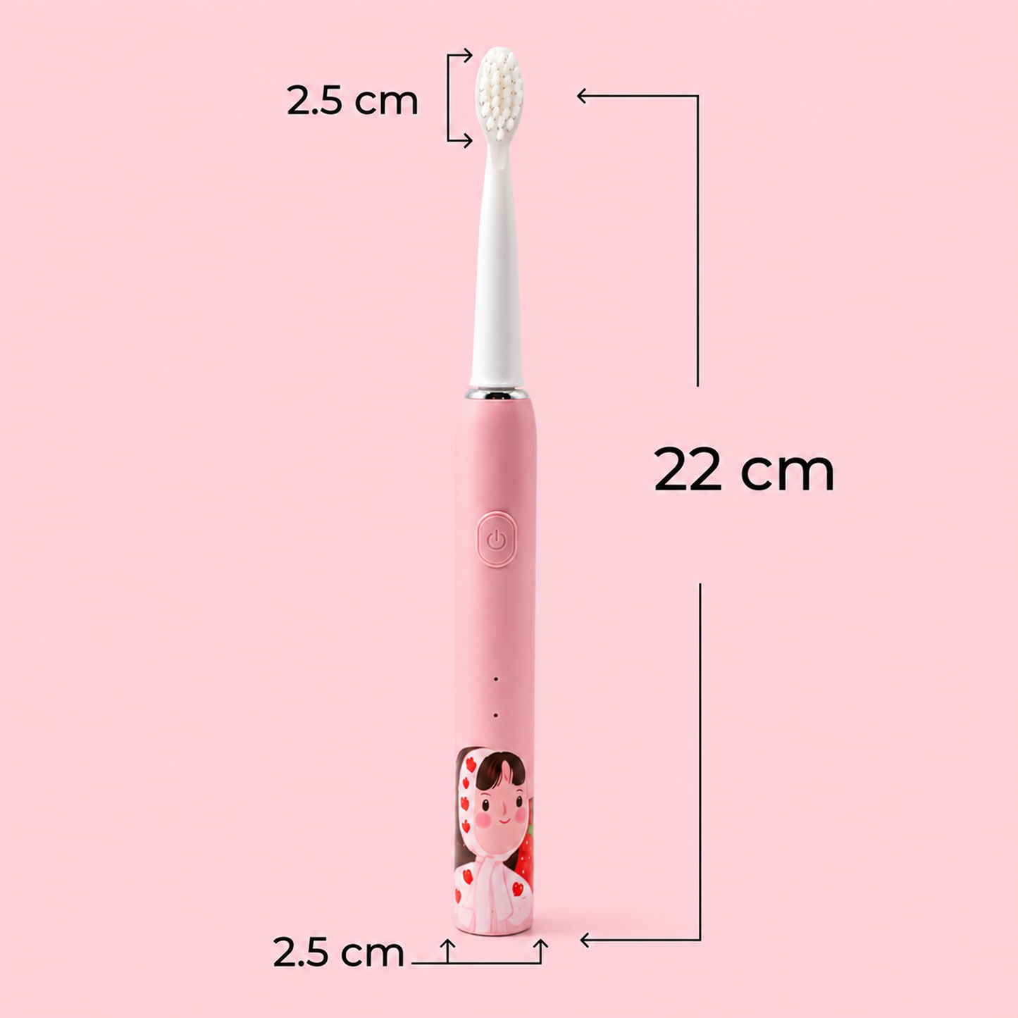 Cartoon Kids Electric Toothbrush with USB Charging & 3 Modes
