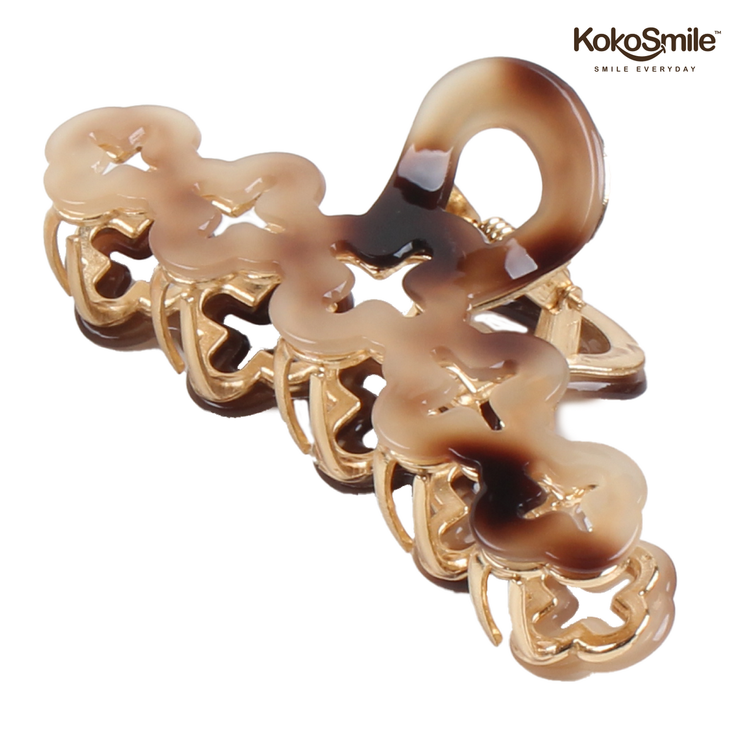 Elegant Strong Hold Hair Claw Clip – Premium Brass Hair Styling Clip