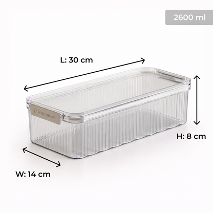 Premium Stackable Food Storage Containers – Leakproof BPA-Free Kitchen Organizers