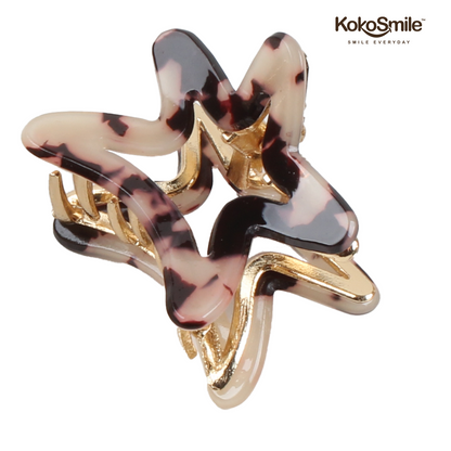 Classic Strong Grip Hair Claw Clip – Premium Brass & ABS Hair Accessory