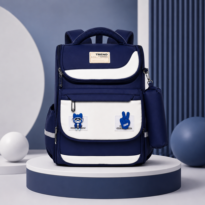 Space Theme Kids School Backpack with Smart Storage
