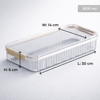 Premium Stackable Food Storage Containers – Leakproof BPA-Free Kitchen Organizers