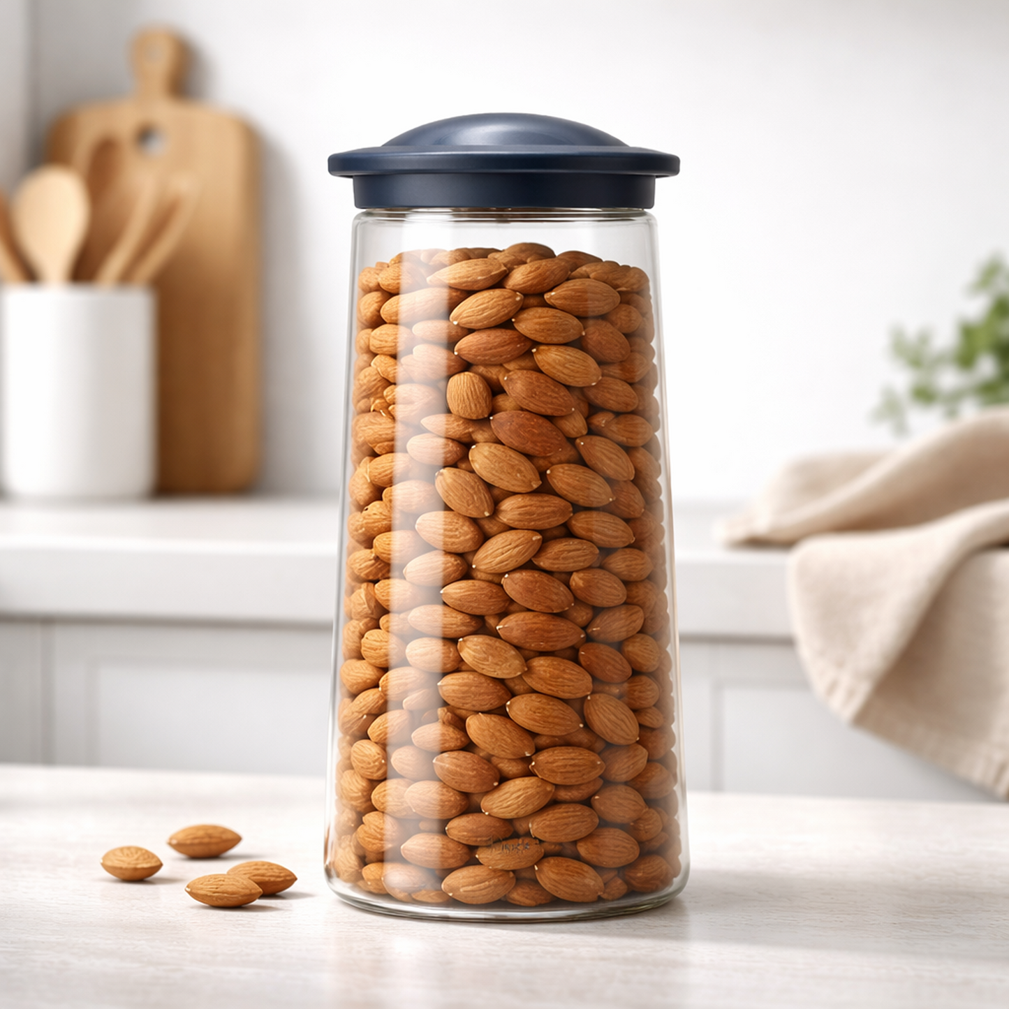 Food Storage Jar with PP Lid & Silicone Seal | UFO Shape