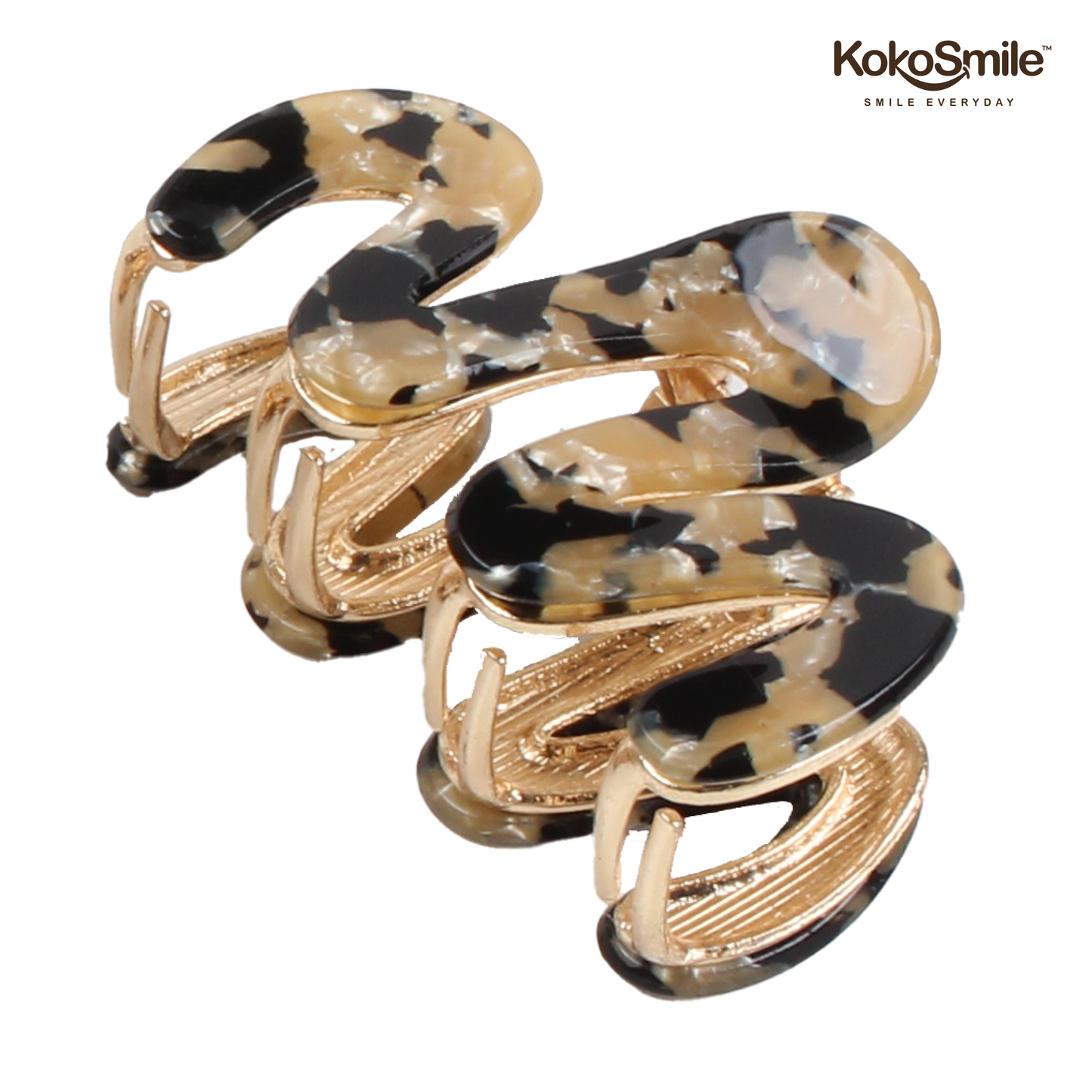 Premium Anti-Slip Hair Claw Clip – Rust-Resistant Brass & ABS Hair Clip