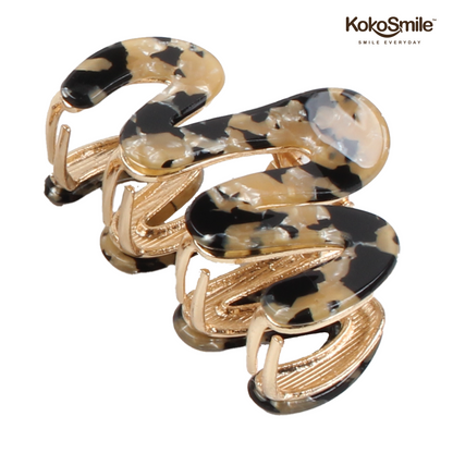 Premium Anti-Slip Hair Claw Clip – Rust-Resistant Brass & ABS Hair Clip