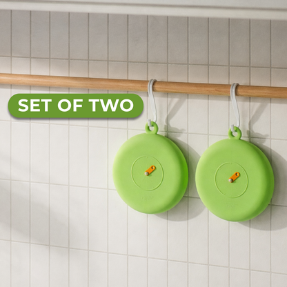 Food Grade Silicone Stretch Lids — Set of 2 | Reusable Leak-Proof Food Covers
