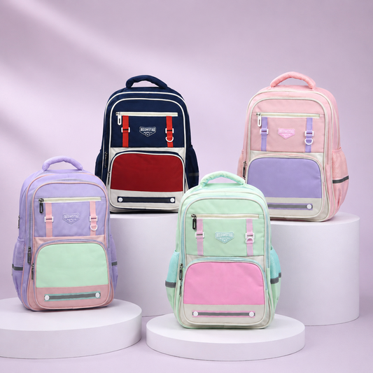 Premium Multi-Compartment School Backpack with Comfort Back Support