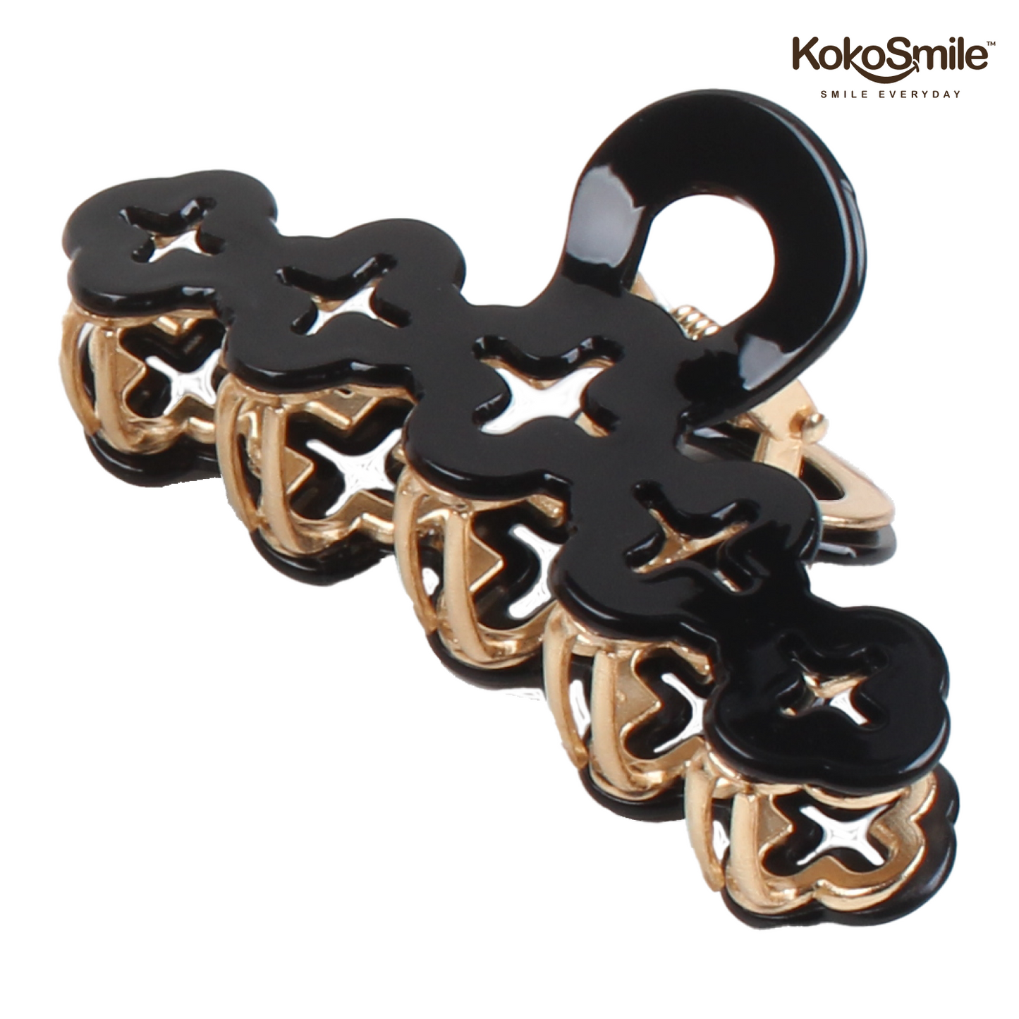 Elegant Strong Hold Hair Claw Clip – Premium Brass Hair Styling Clip