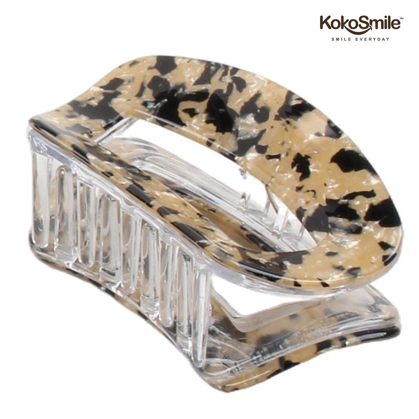 Tortoise Shell Acrylic Hair Claw Clip (Pack of 1)