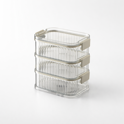 Premium Stackable Kitchen Organizer Food Container – 750ML