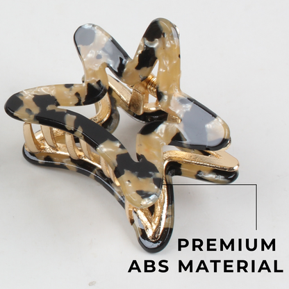 Classic Strong Grip Hair Claw Clip – Premium Brass & ABS Hair Accessory