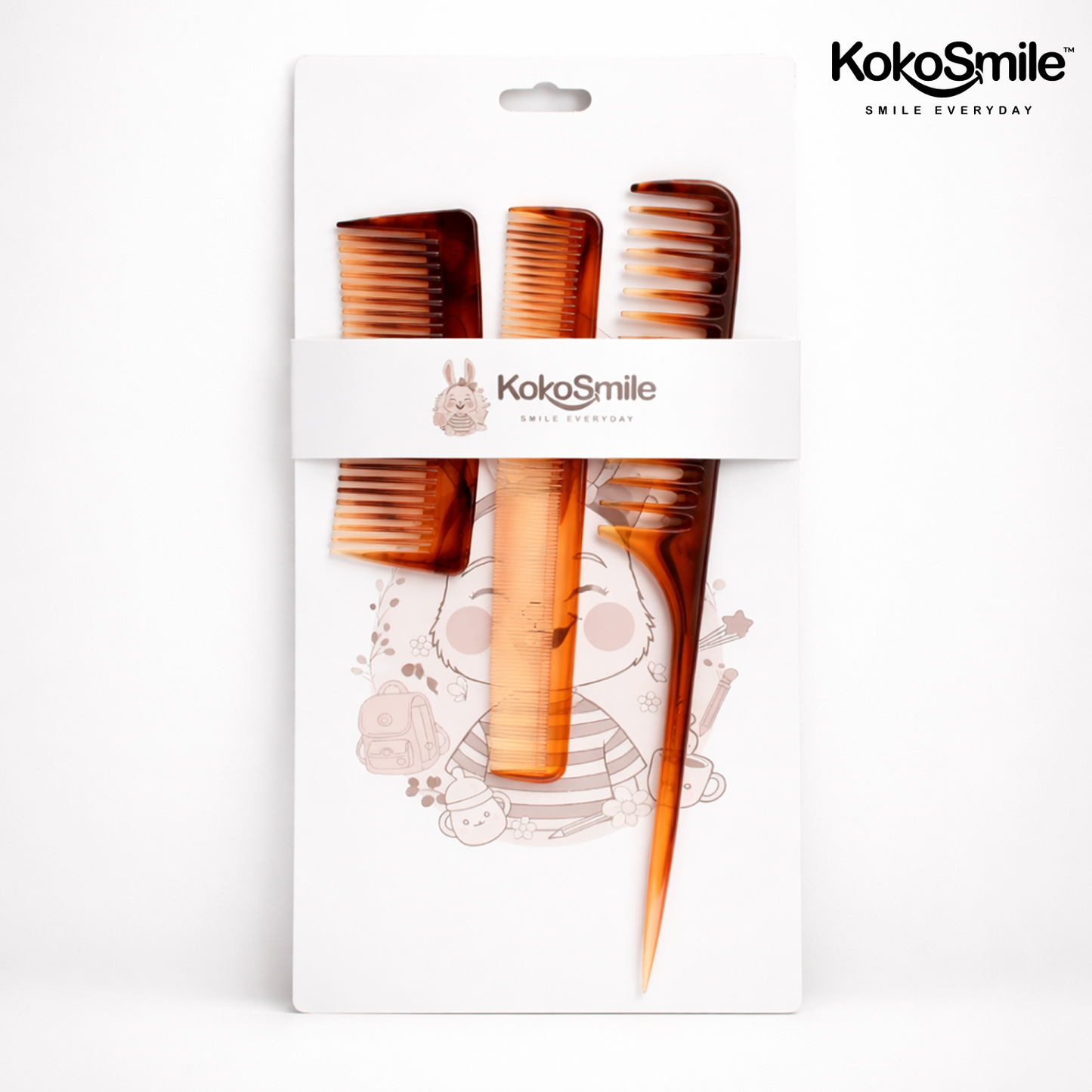 3-in-1 Hair Comb Set| Detangling, Styling & Tail Comb