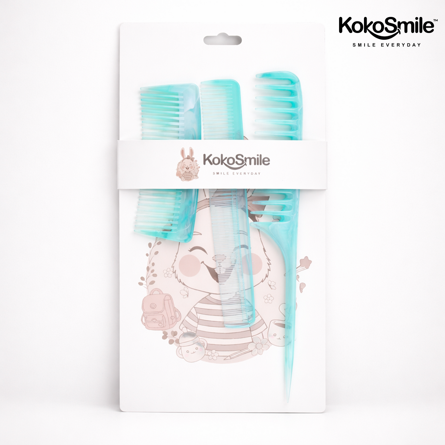 3-in-1 Hair Comb Set| Detangling, Styling & Tail Comb