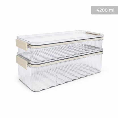 Premium Stackable Food Storage Containers – Leakproof BPA-Free Kitchen Organizers