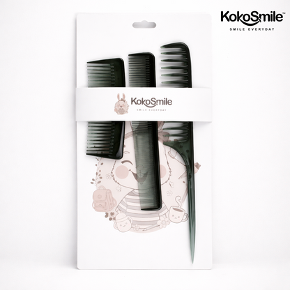 3-in-1 Hair Comb Set| Detangling, Styling & Tail Comb