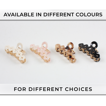 Elegant Strong Hold Hair Claw Clip – Premium Brass Hair Styling Clip