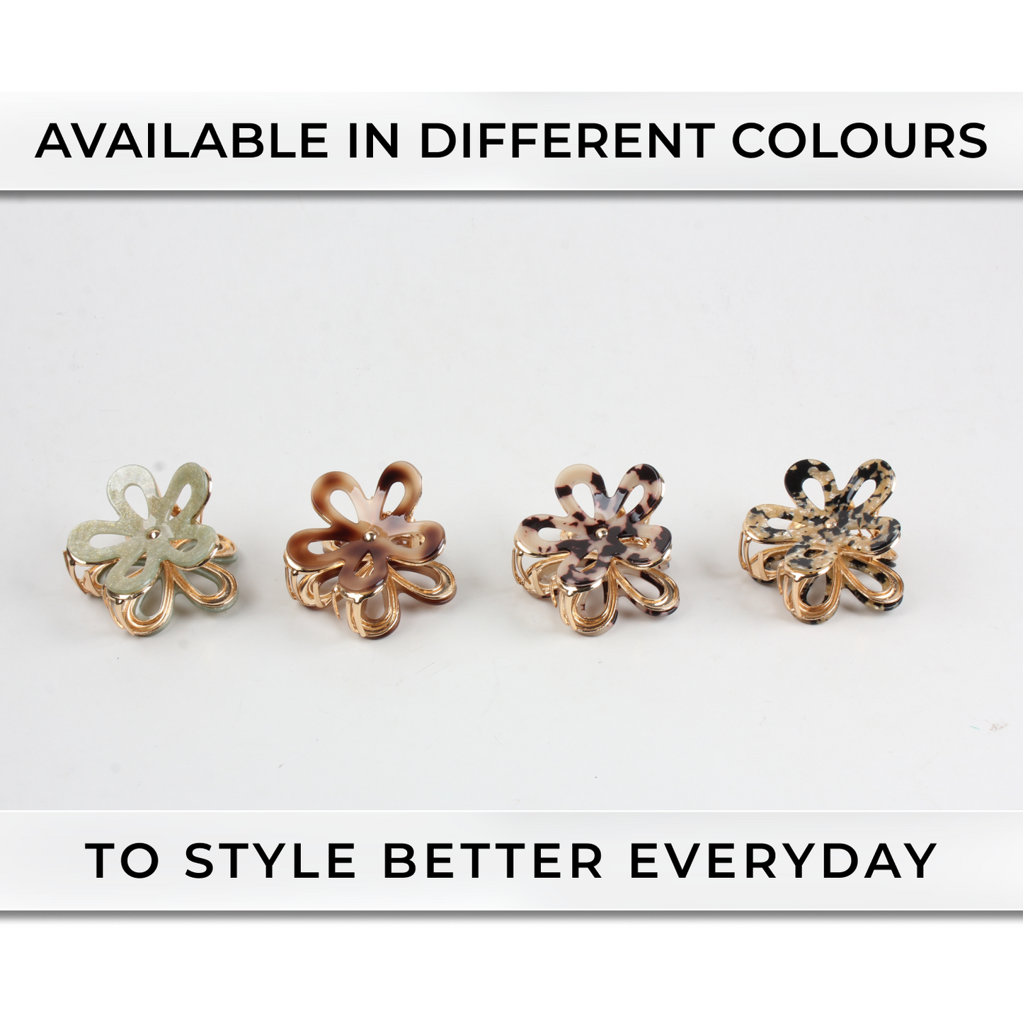 Premium Rust-Resistant Hair Claw Clip – Strong Hold ABS & Brass Hair Clip