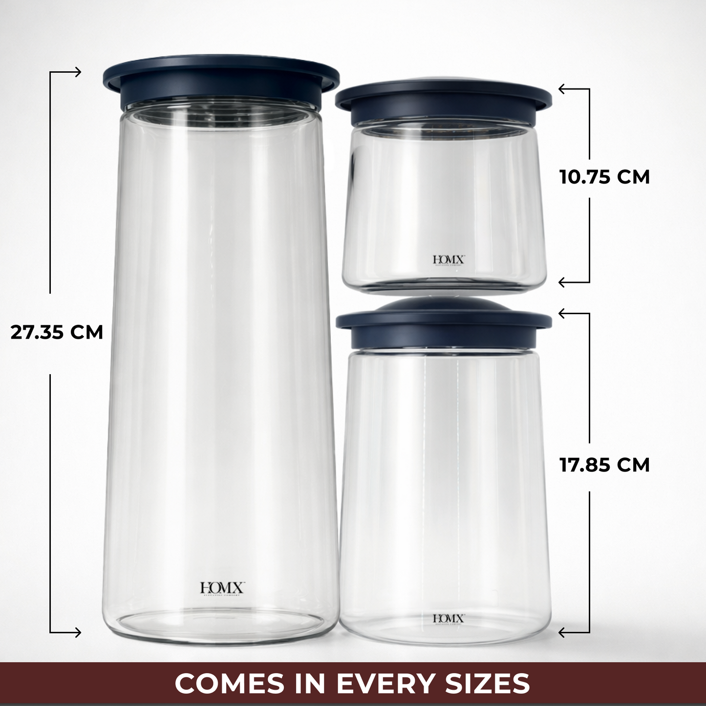 Food Storage Jar with PP Lid & Silicone Seal | UFO Shape