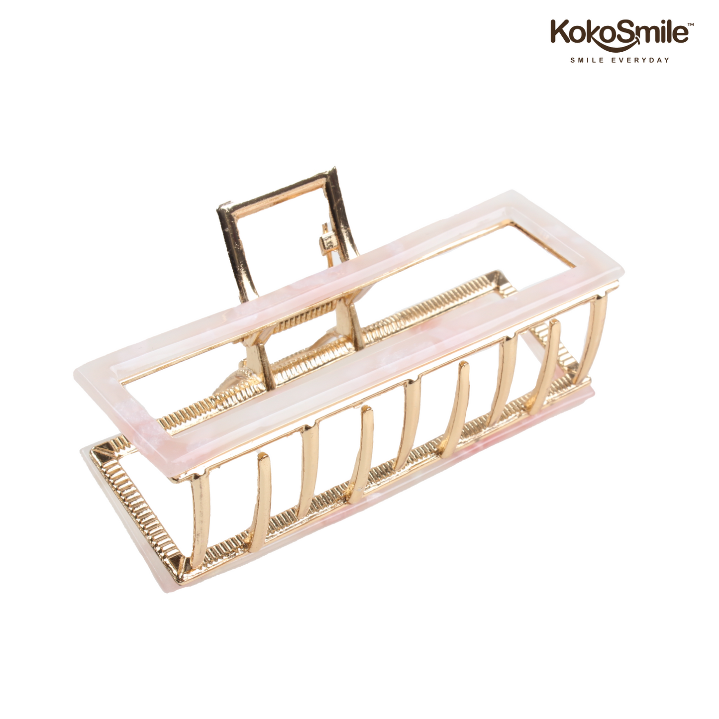Premium Strong Hold Hair Claw Clip – Brass Grip Hair Styling Clutcher