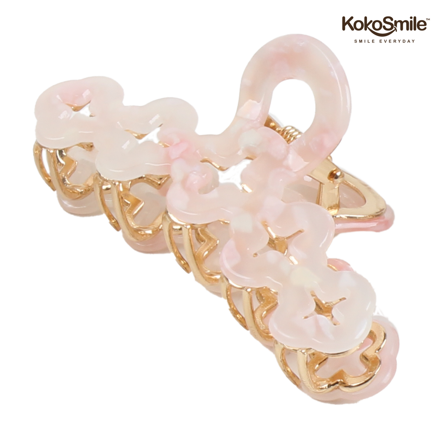 Elegant Strong Hold Hair Claw Clip – Premium Brass Hair Styling Clip