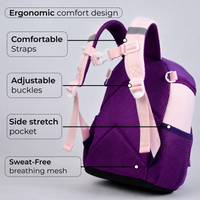 Cute Kids Cartoon Backpack Lightweight Neoprene School Bag
