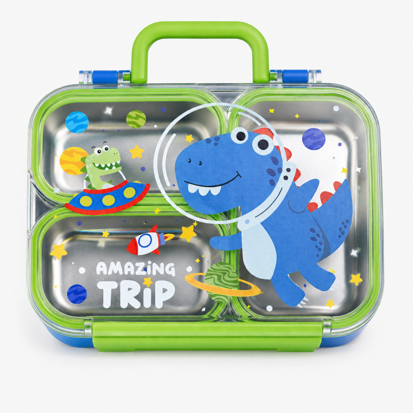 Premium 3 Compartment Stainless Steel Leakproof Lunch Box – 750ml