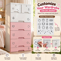 HOMX Premium DIY 6-Drawer Wardrobe/Storage/Space Organizer | Paste Your Stickers