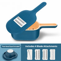 4-in-1 Multipurpose Vegetable Slicer with Storage Container