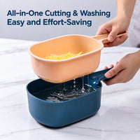 4-in-1 Multipurpose Vegetable Slicer with Storage Container