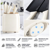 Premium Knife Holder/Organiser with 4 Knives & 1 Scissor