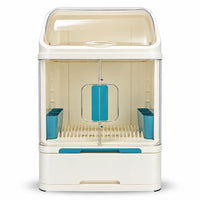 Premium Dish Drying Rack/Cabinet with Sliding Drawer