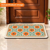 Premium Floral Anti-Slip Doormat for Entryway/Kitchen/Bathroom