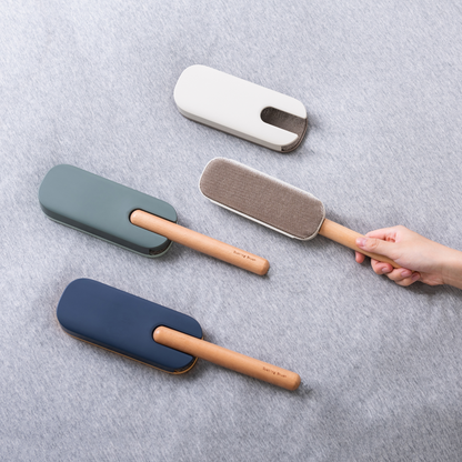 HOMX Beechwood Soft Bristle Dusting/Lint Brush | Premium Furniture Cleaner