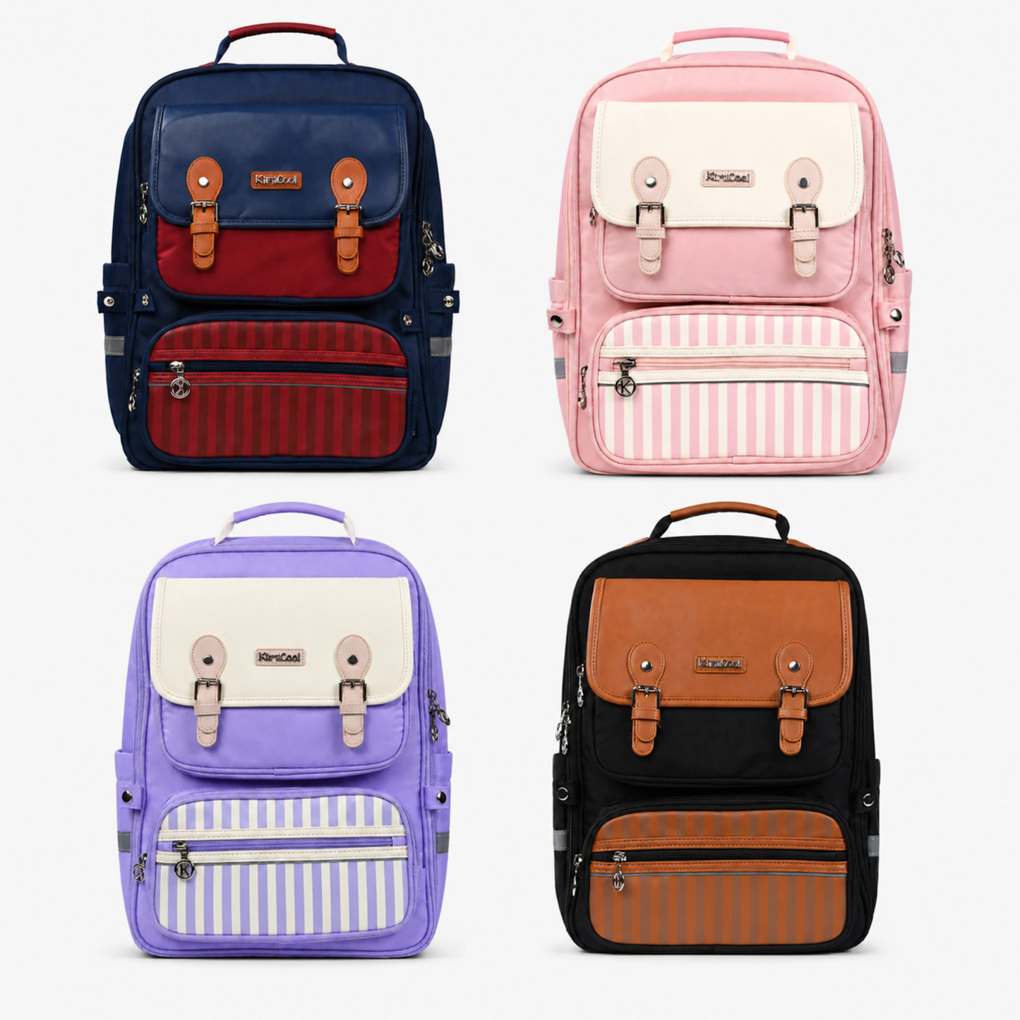 Blue Ergonomic School Bag Backpack for Kids