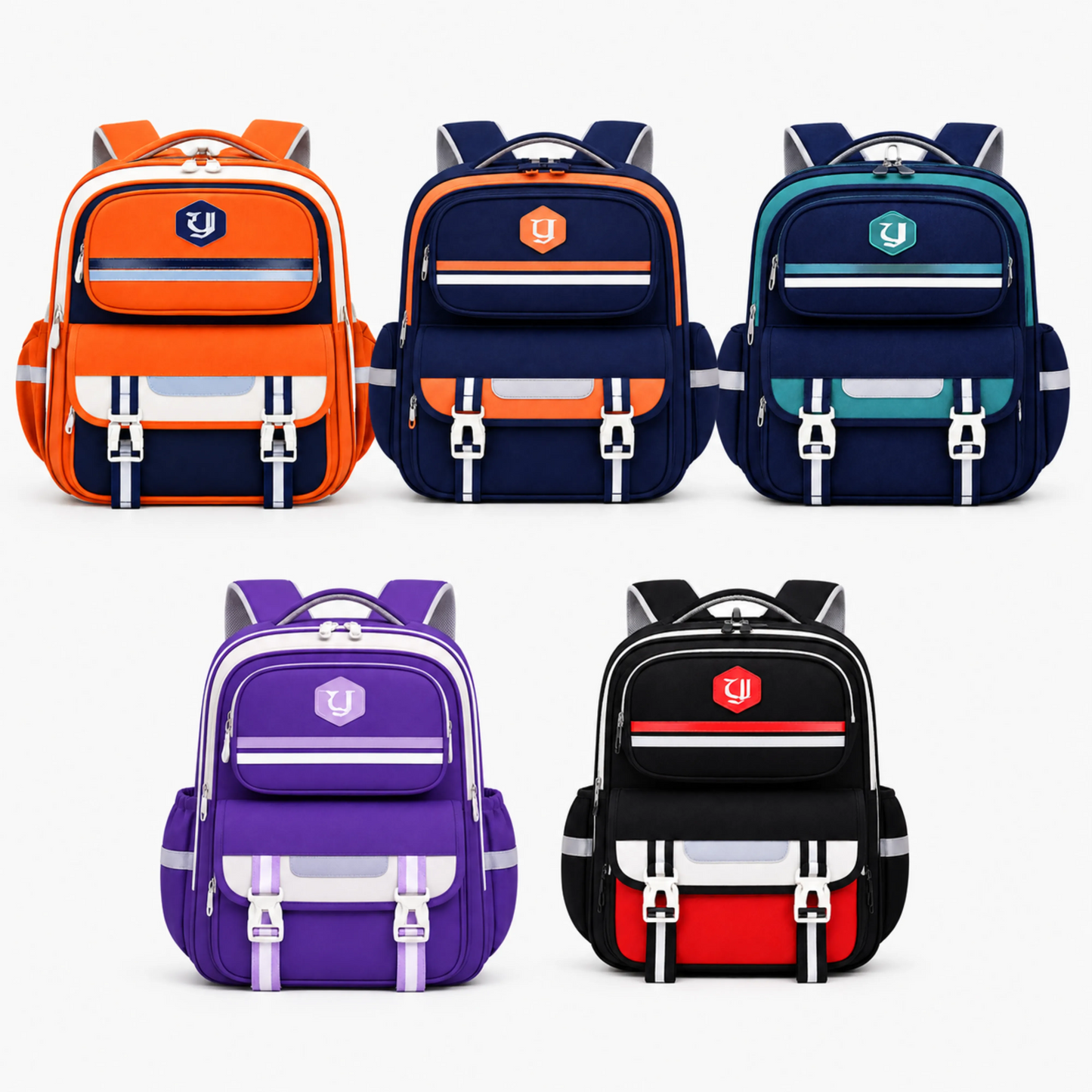 Stylish Primary School Backpack with Large Capacity