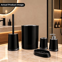 Premium ABS 5-Piece Bathroom Accessories Set with Chrome Finish