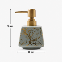 Ceramic Marble Textured Soap Dispenser - 350ml