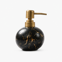 Ceramic Gold Marble Soap Dispenser - 250ml