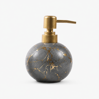 Ceramic Gold Marble Soap Dispenser - 250ml