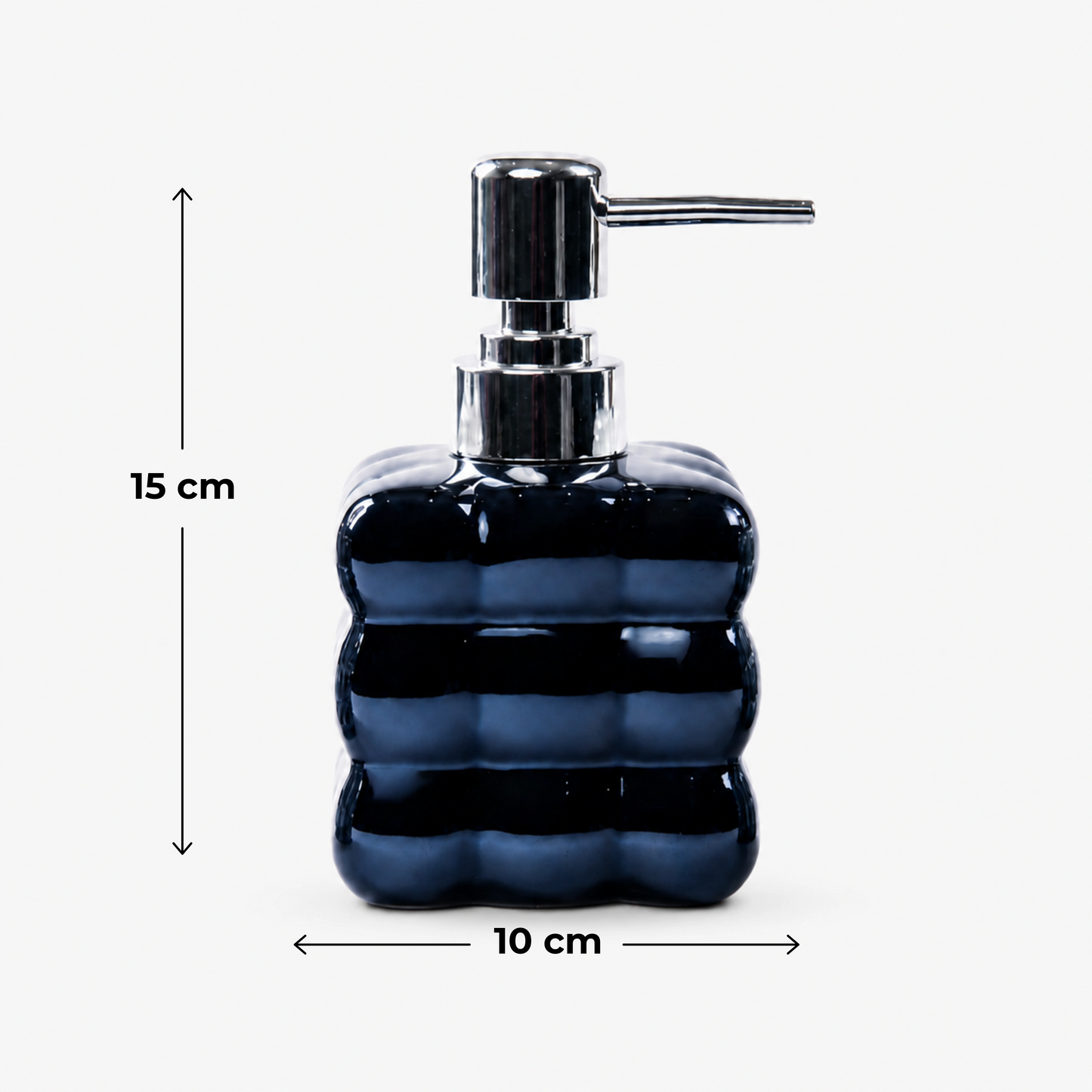 Ceramic Bubble Soap Dispenser with Pump - 520ml