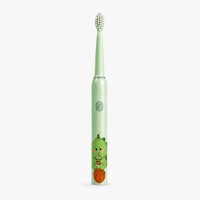 Rechargeable Kids Toothbrush with Sonic Cleaning & 4 Heads
