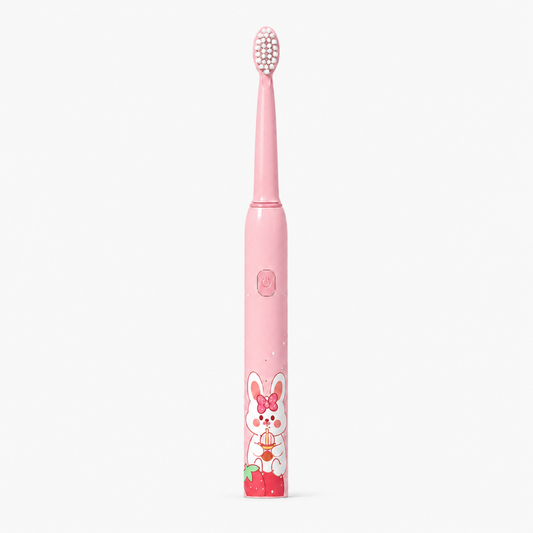 Rechargeable Kids Toothbrush with Sonic Cleaning & 4 Heads
