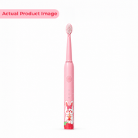 Rechargeable Kids Toothbrush with Sonic Cleaning & 4 Heads