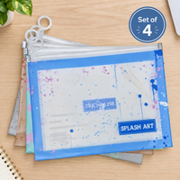 Waterproof Plastic Zip File Folder for Document Storage
