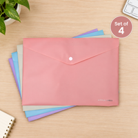 Expanding Accordion File Folder with Elastic Closure