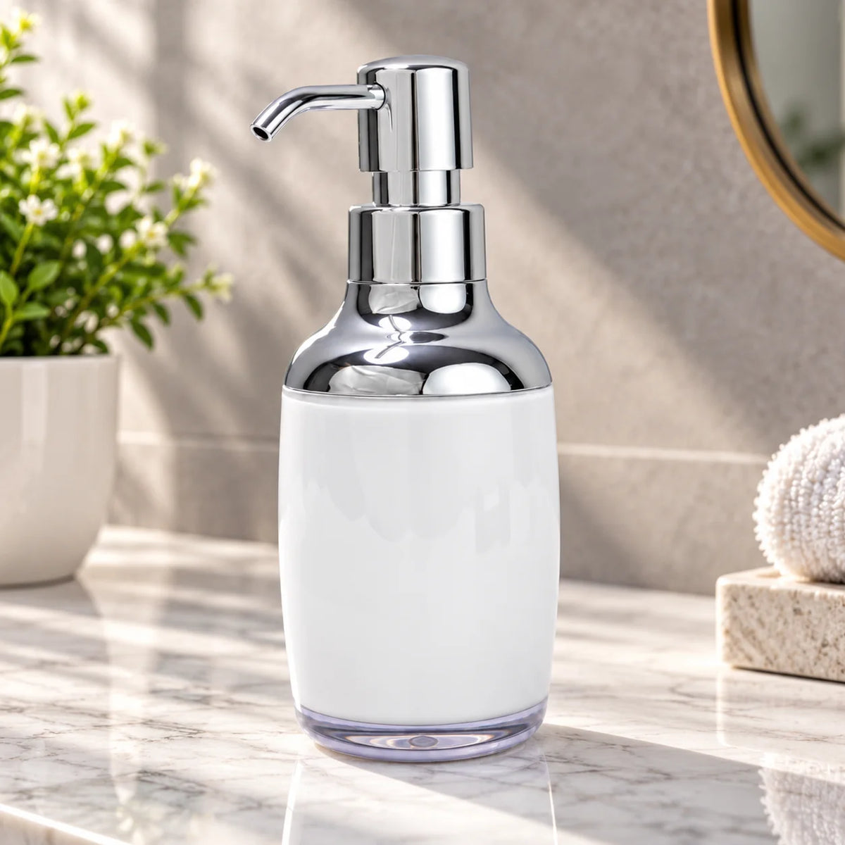 Unbreakable Acrylic Liquid Soap Dispenser Bottle 280ml