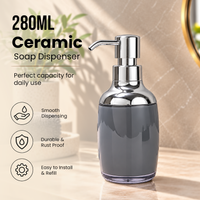 Unbreakable Acrylic Liquid Soap Dispenser Bottle 280ml