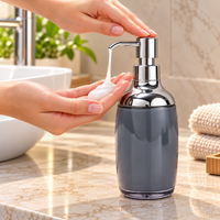 Unbreakable Acrylic Liquid Soap Dispenser Bottle 280ml