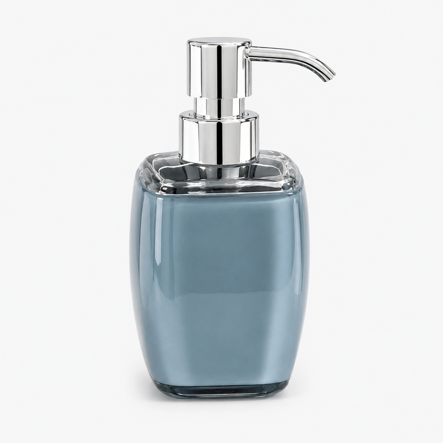 Unbreakable Acrylic Grey Liquid Soap Dispenser Bottle 380ml