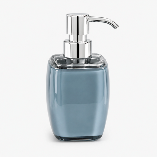 Unbreakable Acrylic Grey Liquid Soap Dispenser Bottle 380ml